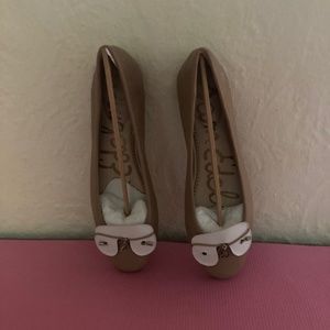 SAM EDELMAN Felicia classic nude ballet flats